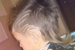 Детская стрижка с элементами Hair tattoo